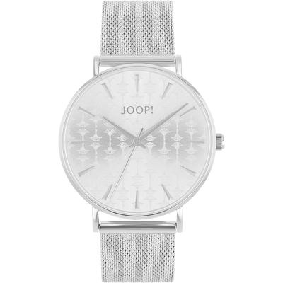Quarzuhr JOOP, silber (silberfarben, silberfarben), Armbanduhren, Damen, silberfarben, Quarzuhr, Armbanduhr, Damenuhr, Edelstahlarmband