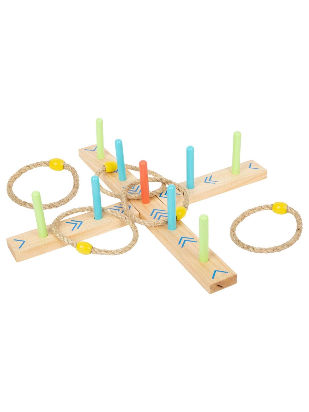 Small Foot - Wooden Ring Toss Game Active