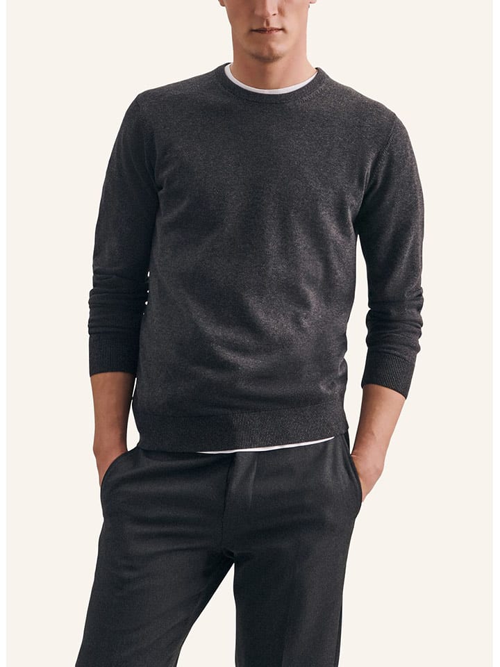 Seidensticker Pullover in Anthrazit - M