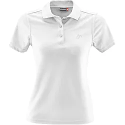 Maier Sports, Damen, Funktionsshirt, Ulrike Polo Shirt (3XL, 4XL), Weiss