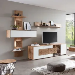 Hartmann Wohnwand Caya Holz Braun Eiche