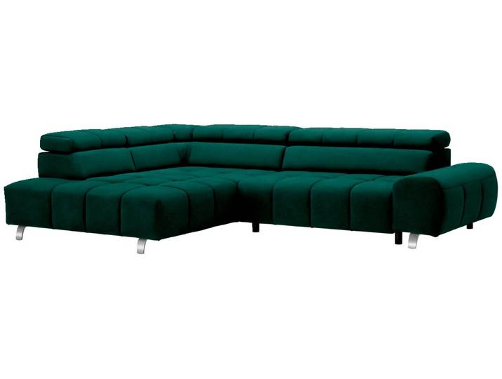 Hom´in Ecksofa TAIFUN, grün, Samt