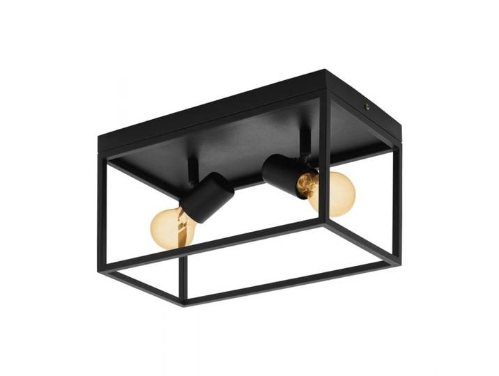 Lampe de plafond Lampe plafonnier noir lampe de salon 98332
