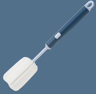Discount Dollar Deals Sponge Cleaning Cup Brush Long Handle For Coffee, Glasses, Mugs, Baby Bottles blue