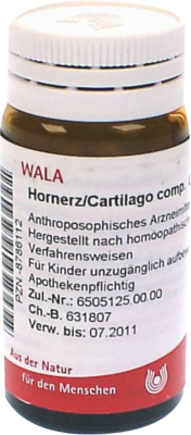 WALA Heilmittel GmbH HORNERZ/Cartilago comp.Globuli 20 g 08786112