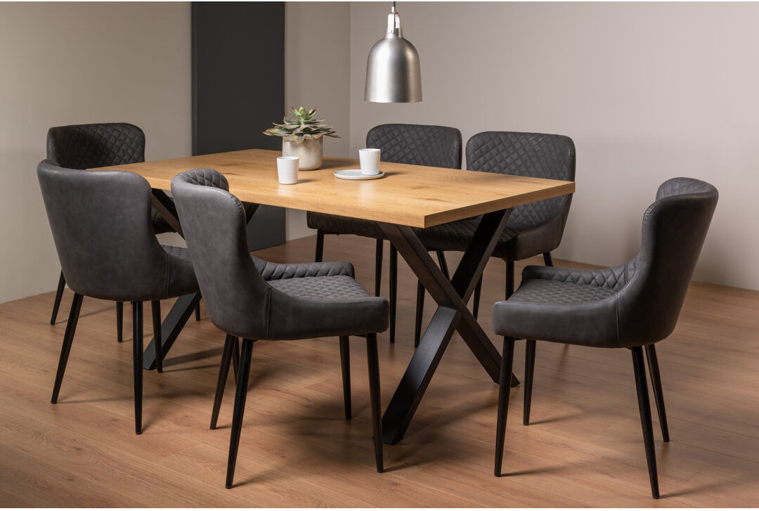 Hykkon 6 -Person Dining Set Wood 6
