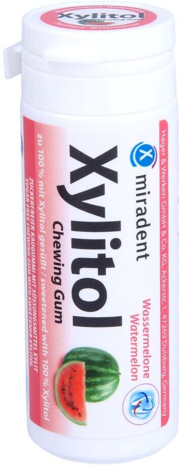 Miradent Xylitol Chewing Gum Wassermelone 30stk