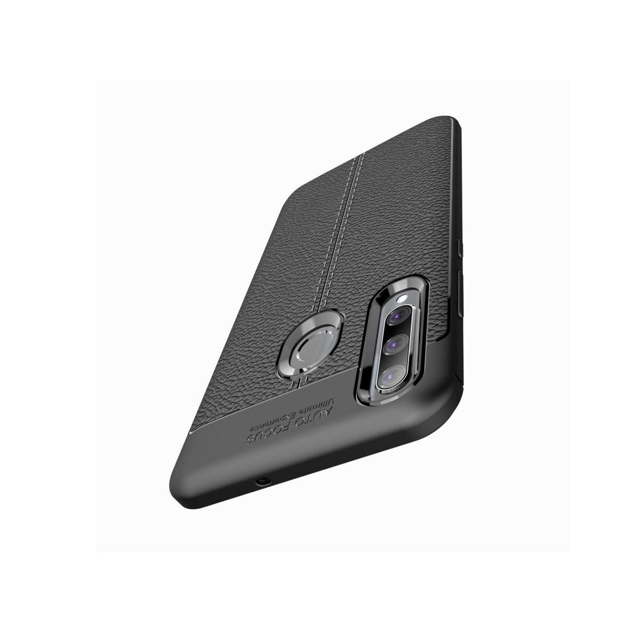 Screenguard Huawei P Smart+ 2019 Hülle Leather Design TPU Cover (Huawei P Smart+ (2019)) (00024878)