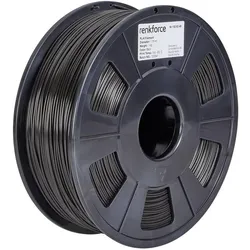 Renkforce Filament PLA (PLA, 2.85 mm, 1000 g), 3D Filament, Schwarz