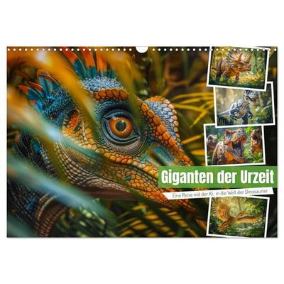 Giganten der Urzeit (Wandkalender 2027 DIN A3 quer), CALVENDO Monatskalender