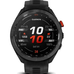 Garmin Approach® Approach S70 Golfuhr 47 mm, Schwarz" 010-02746-12" - 390 x 390 Pixel,Amoled,digital,schwarz - 47mm