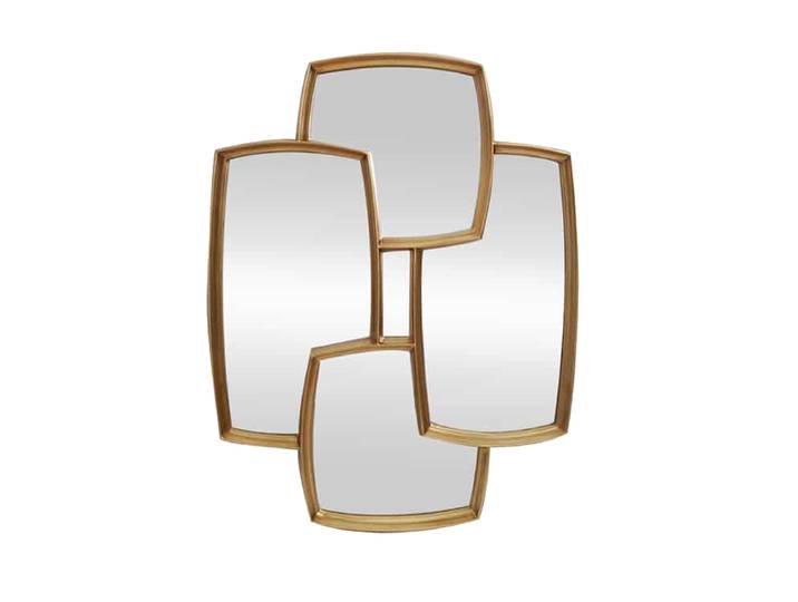 Design Wandspiegel „Quadra“ Gold Invicta Interiors