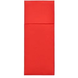 Papstar 300 Servietten `ROYAL Collection` 40 cm x 30 cm rot mit Besteckfalz