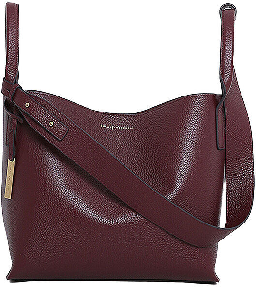 SMAAK AMSTERDAM Ledertasche - Bucket Bag SCOTT dunkelrot EG