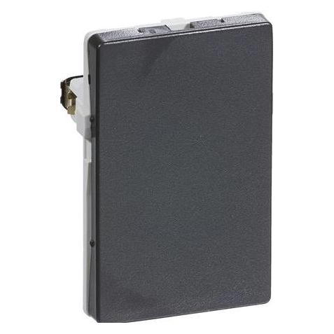 LK FUGA Cover 1½ Modul, koksgrau- Im Beutel für DIY (AAK502D85151L)