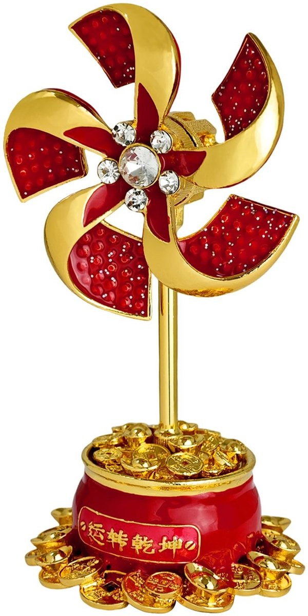 Solidchoice Feng Shui Decoratief Fan Beeldje voor Geluk en Welvaart