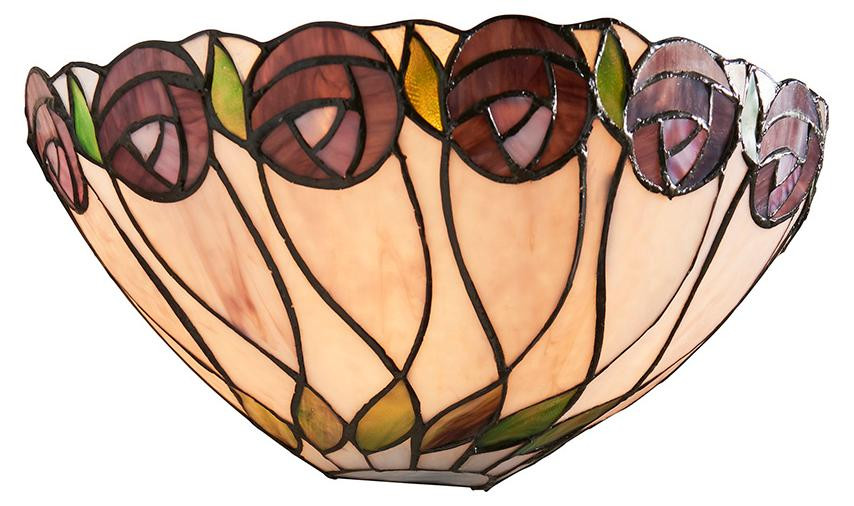 Tiffany & Co. Wandlamp met koepelvormig accent voor de woonkamer