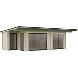 Palmako Ferienhaus Cecilia 27,3 m2 - 70 mm naturbelassen