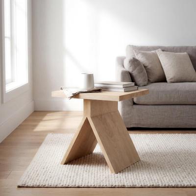 "Livabliss Asil Minimalist End Table - 18""H x 18""W x 18""D"