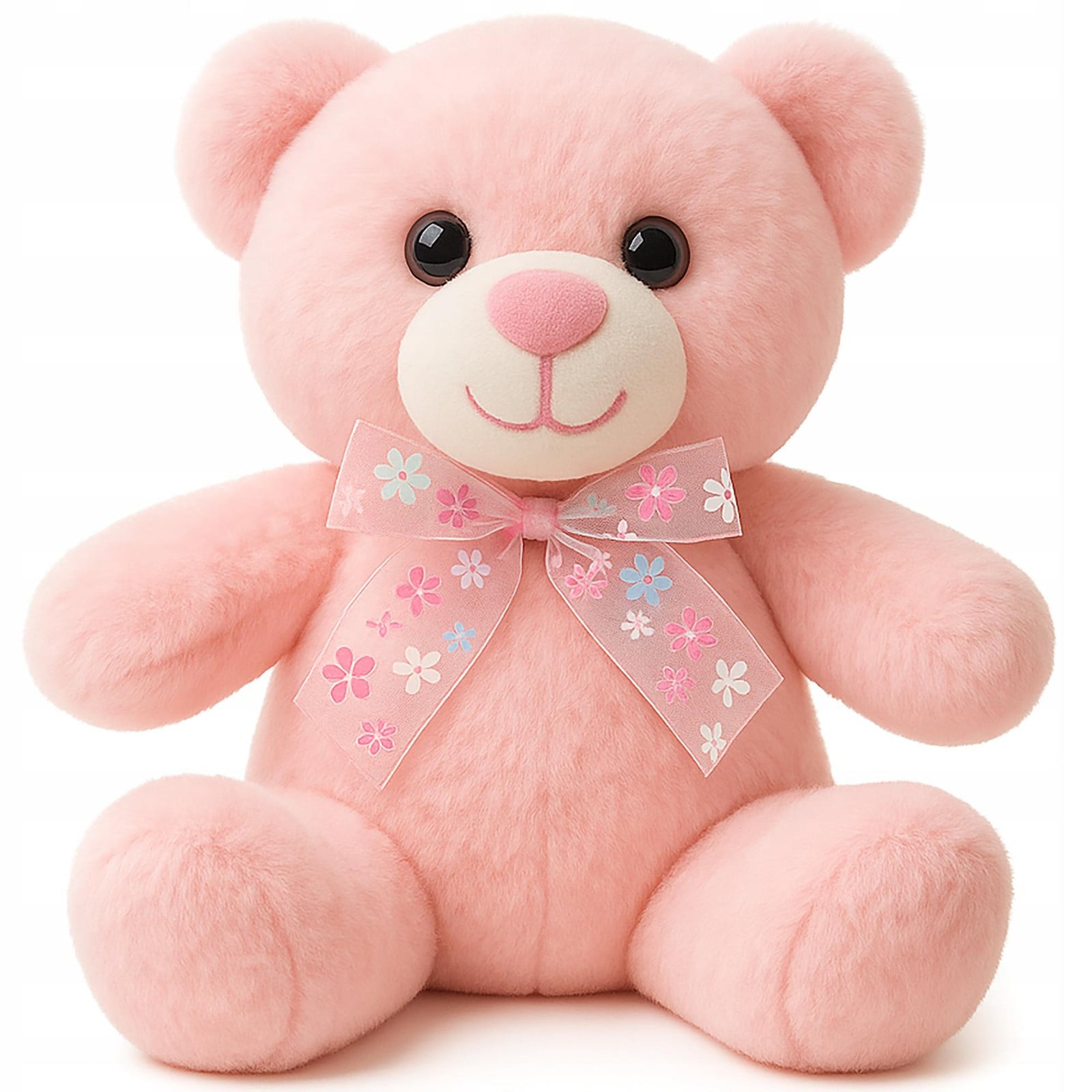 Bambly Knuffelbeer Pluche Knuffel Roze Groot