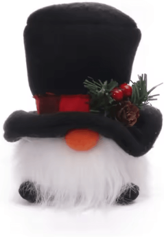 Uplift Curations Christmas LED Ornament Santa Gnome Plush Doll Pendant For Tree & Holiday Decoration design 1