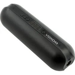 Voxom elektrische Pumpe EPu1 schwarz - Kompressor 150 PSI/10,3 bar USB-C Powerbank
