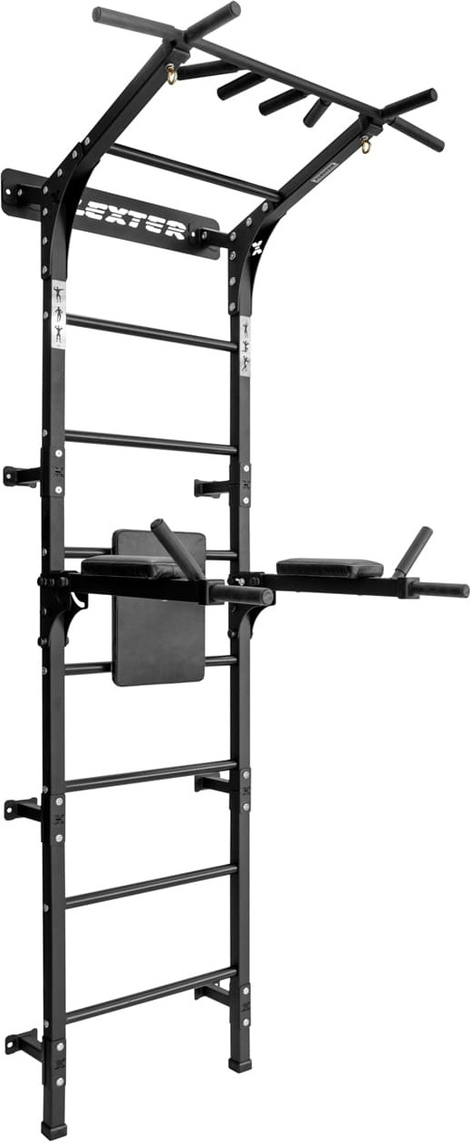Sprossenwand Levron Gymnastikleiter max.250 kg schwarz