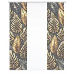 Schmidt Schiebevorhang Zedric 3er Set Polyester Gold