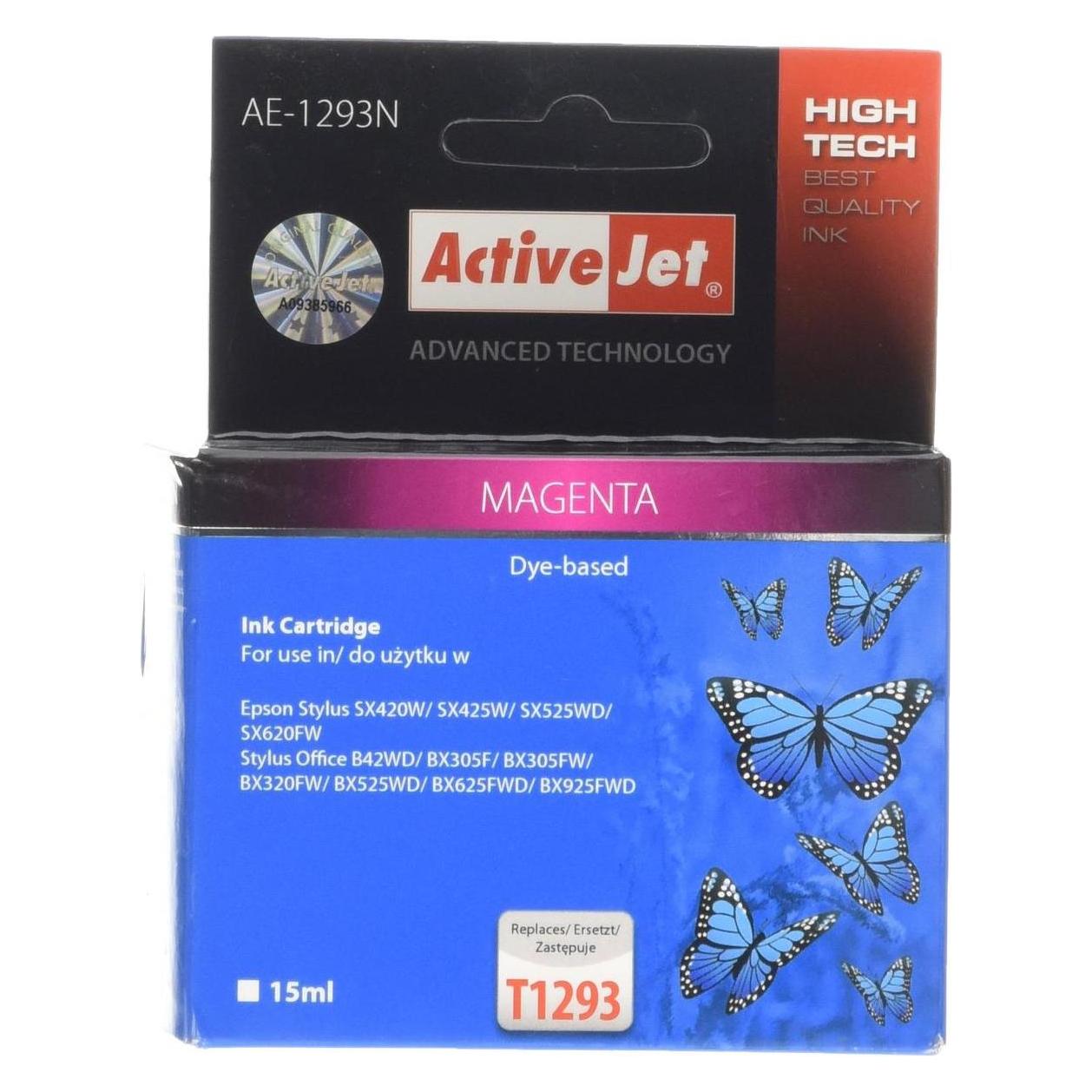 Activejet AE-1293N  - Tinte auf Farbstoffbasis - Magenta - Epson - Einzelpacku (M) (AE-1293N)