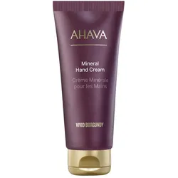 100ml AHAVA Mineral Hand Cream Vivid Burgundy