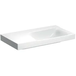Geberit Xeno2 Waschtisch 500536011 90x48cm, weiß KeraTect, Ablage links,ohne Hahnloch