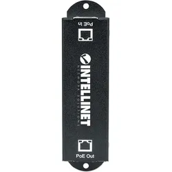 Intellinet Gigabit High-Power PoE+ Extender Repeater (2 Ports), Netzwerk Switch, Schwarz