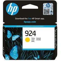 HP 924 (4K0U5NE#301) - Tintenpatrone, yellow (gelb)