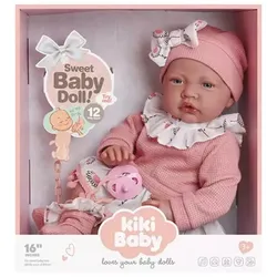 Interaktive Babyspielpuppe mit Schnuller – 40 cm