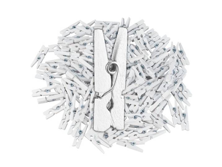 Relaxdays Mini Holzklammern 400er Set