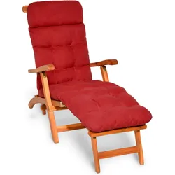 DECKCHAIRAUFLAGE Flair DC 200/50/8cm Rot