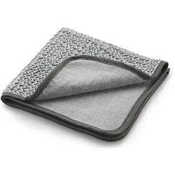 Microfasertuch Mega Clean Tuch to go silbergrau 38 x 38 cm das Multitalent, immer dabei - immer das richtige Tuch