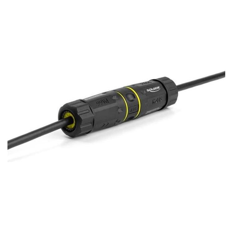 Delock Kabelverbinder RJ45 Buchse zu RJ45 Buchse Cat.7 mit M (Kabel Verbindungsbox) (90816)