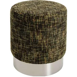 Kare Design, Hocker, Hocker Berry High Silber Grün Ø39cm (39 x 39 x 47 cm)