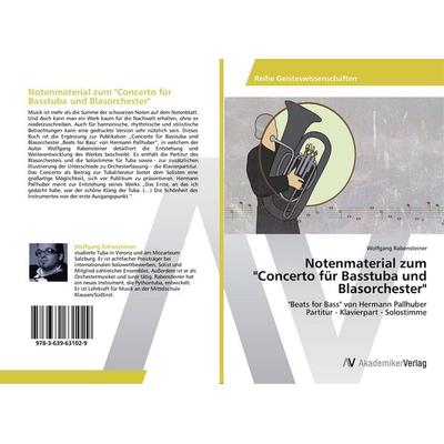 Notenmaterial zum 'Concerto für Basstuba und Blasorchester' -