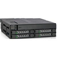 ToughArmor MB604SPO-B, Wechselrahmen schwarz, Backplane-Modul für 1x 5,25" Einbauschacht