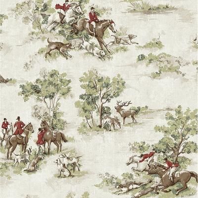 Harry & Grace Horse Race Peel and Stick Wallpaper