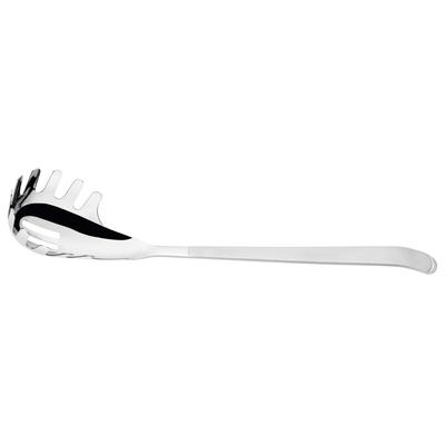 Nudellöffel MICHELANGELO "GASTRONOM, 31 cm, Edelstahl rostfrei 18/10", silber, B:6,8cm H:3cm Ø:6,8cm, Edelstahl 18/10, Kochlöffel, mit tiefen Zinken für sicheres Greifen und Portionieren von Pasta