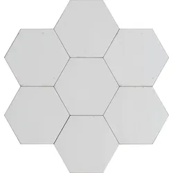 Marazzi Lume White 18.2x21 cm Dekor Esagona Glänzend Strukturiert Lux