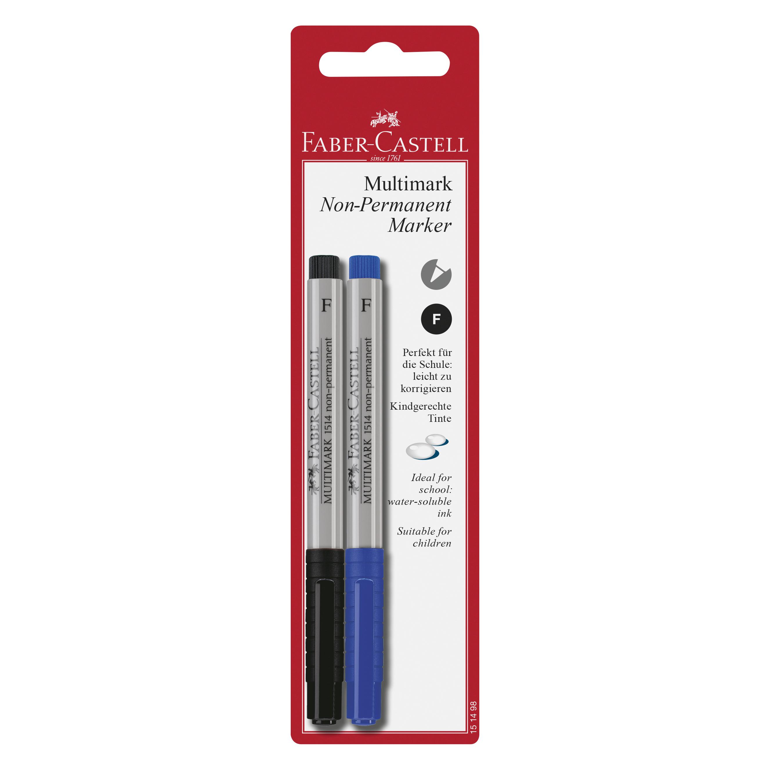 Faber-Castell Filzstift Multimarker non-permanent F 2er Set (2x) (151498)