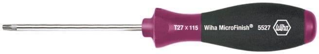 Wiha Tournevis MicroFinish TX avec lame ronde (29162) T10 x 80 mm (29162)