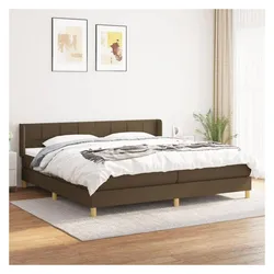 vidaXL, Boxspringbett, Mavonas (Block mit Quadraten) (200 x 200 cm)