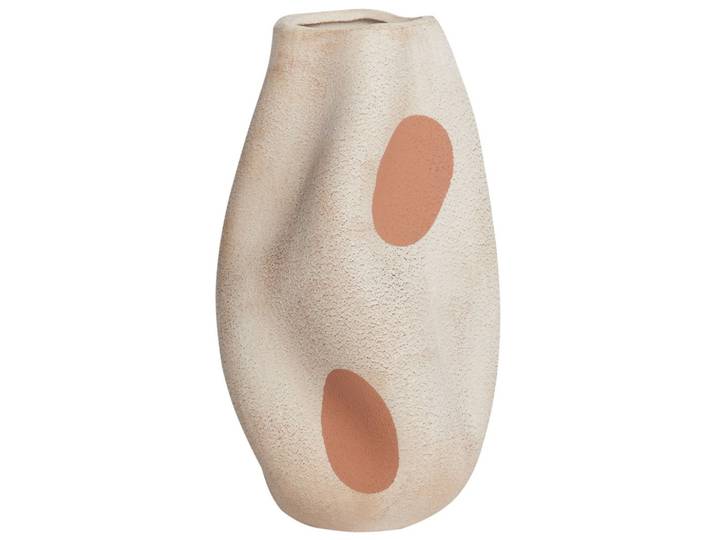 BLUMENVASE Steinzeug beige Batoidea