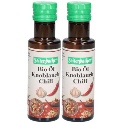 Seitenbacher Bio-Öl Knoblauch-Chilli x2 2x100 ml