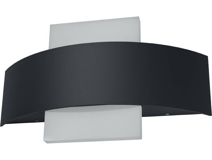 LEDVANCE ENDURA STYLE Shield, Wandbeleuchtung für den Außenbereich, Grau, Aluminium, Polymethylmethacrylat (PMMA), IP44, Eingang, Fassade, I